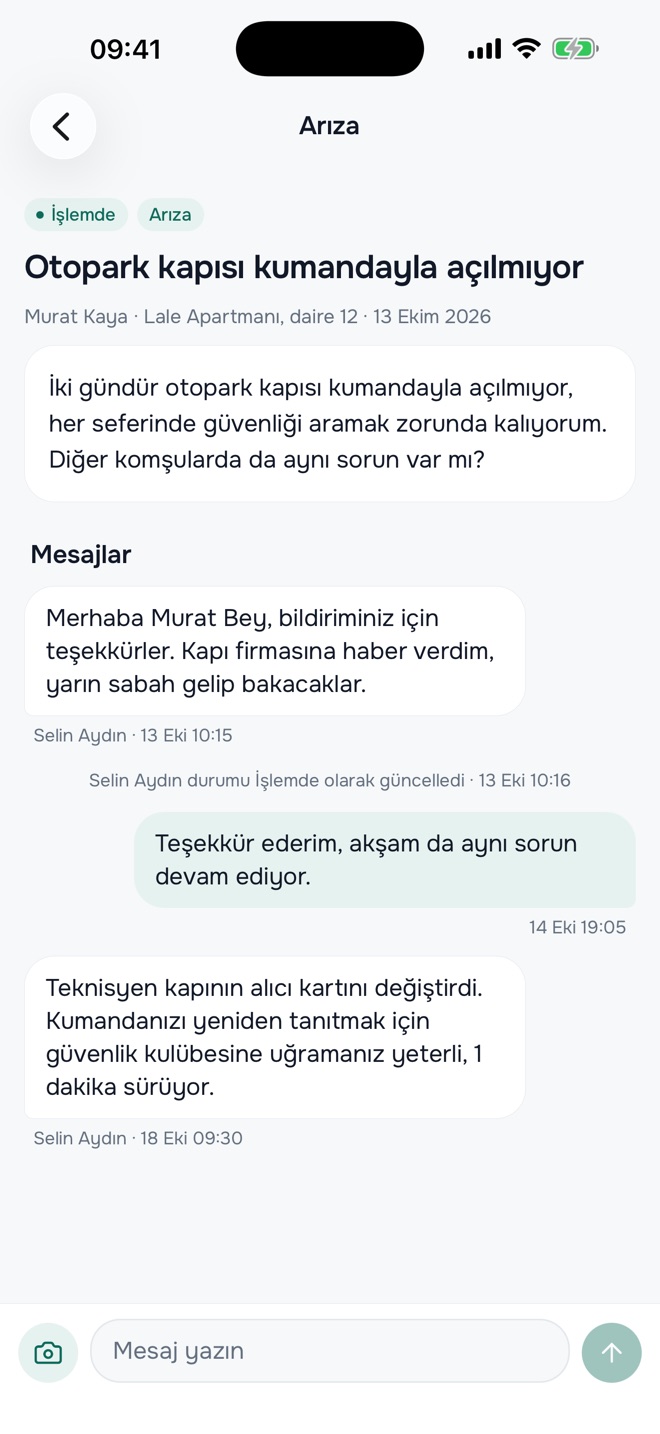 Binago mobile app: ticket detail